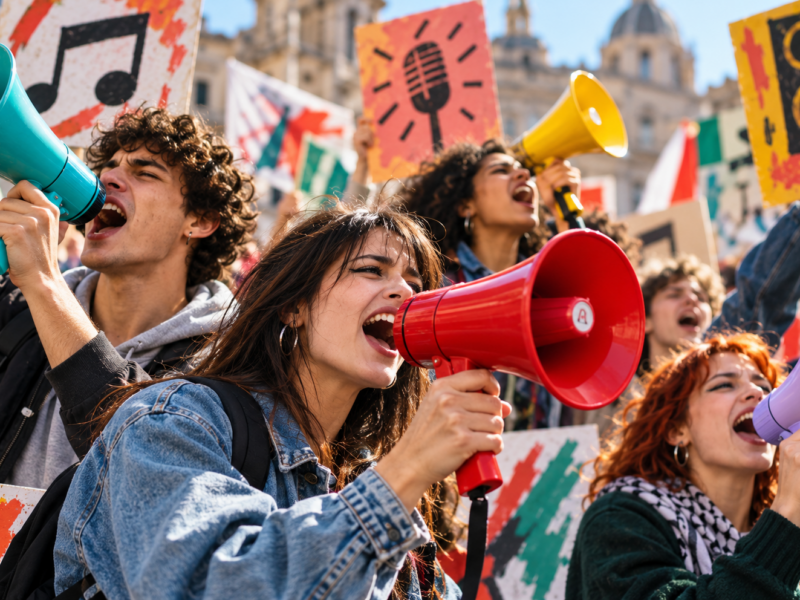 canzoni politiche italiane oggi